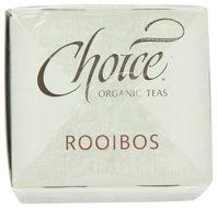 Choice Organic Rooibos, Red Bush Tea, Caffeine Free, 16-Count Box (Pack of 6) N2