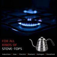 Pour Over Coffee and Tea Kettle1.2L with Thermometer-304 Stainless Steel-Pouring Gooseneck for Barista or Home...