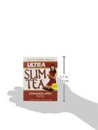 Ultra Slim Tea, Cinnamon Apple, Tea Bags, 24-Count Box (Pack of 4) N7