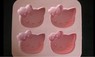 Silicone Baking Cake Mold Mickey Mouse Mold 4 Cavities N2