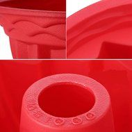 Beauty Clubs Bakeware Tray Mould Tool Swirl Bundt Ring Cake Bread Pastry Silicone Mold Pan N2