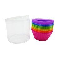 L.Store &reg; 12-pack Reusable Silicone Baking Cups / Cupcake Liners Xmas Gift N7