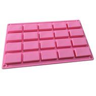 Allforhome (TM) 20 Cavities Rectangle Silicone Soap Mold Handmade Guest Sample Soap Mold Ice Cube Tray Biscuit... N3