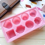 High Quality One Piece of Silicone 8 Flower Cake Mold by PJcake