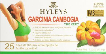 HYLEYS Tea Garcinia Cambogia Green Tea, 25 Count (Pack of 12) N3