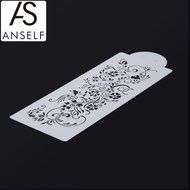 Anself Flower Pattern Cakes Stencil Border Cake Decoration Tool Fondant Mat Set N2