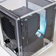 New Comfort Ionic Black Ozone Air Purifier Odor Remover Ionizer Cleans over 3500 sq ft N2