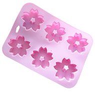6 Cherry Silicone Cake Mold Pan 9"x6.6"x0.78" Color At Random
