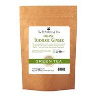 The Republic Of Tea Organic Turmeric Ginger Green Tea, 50 Tea Bags, Gourmet Green Tea And Turmeric Tea N13