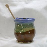 Stoneware Honey Jar N5
