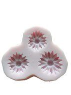 3 cells Sugarcraft fondant fimo cake topper icing mold sugarpaste GERBERA / DAISY FLOWER silicone mould 7x6.5x1... N2