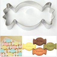 4U-Lucky 1psc Stainless Candy Shape Cake Cookie Cutter Fondant Biscuit Baking Mould N2