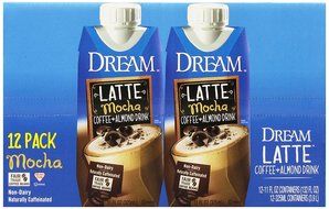 DREAM Latte Coffee + Almond Mocha Non-Dairy Drink, 11 Fluid Ounce (Pack of 12) N2