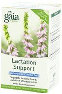 Gaia Herbs Lactation Support Herbal Tea, 16 Bags, 1.13 oz N5