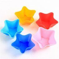 Cupcake Molds Silicone Baking Cups Muffin Cases Set of 12 Reusable Cupcake Liners N13