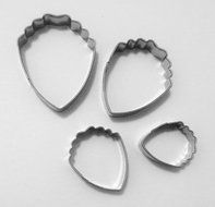 Peony Fondant Cutters 4PC/SET Carnation Cutter Flower Petals Stainless Steel
