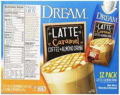 DREAM Latte Coffee + Almond Mocha Non-Dairy Drink, 11 Fluid Ounce (Pack of 12) N5