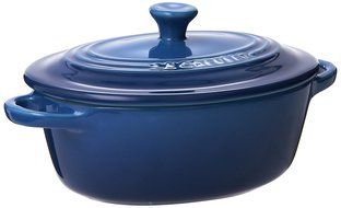 Le Creuset Stoneware 12-Ounce Mini Oval Cocotte, Marseille