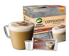 Green Mountain Cappuccino, Keurig K-Cups, 9 Count N3