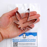 Marijuana Leaf Cookie Cutter- Stainless Steel