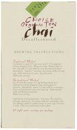 Choice Organic Decaf Chai, 2.1 Ounce N12