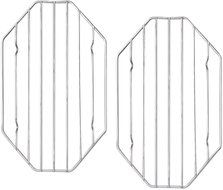 ChefLand Roasting And Cooling Rack 10 x 6 Inch, 100% Stainless Steel 2-Pack For Baking, Roasting, Grilling, Roast...