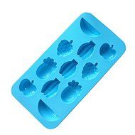 11 Fruit Jelly Pudding Silicone Cake Mold Pan 7.8"x4.1"x0.59" Color At Random N2