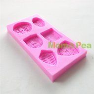 Mom&amp;pea 0626 Car Logos Shaped Silicone Mould for Fondant Cake Sugar Paste Cake Decoration 3d Cake Toppers Mold... N3