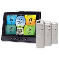 AcuRite 02083M Home Temperature &amp; Humidity Station with 3 Indoor / Outdoor Sensors N2
