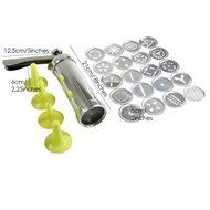25 Piece Cookie Press Pump Machine Biscuit Maker Set by KurtzyTM N2
