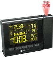 Ambient Weather WS-8400 Projection Clock with Indoor and Outdoor Temperature Color Changing Display N2