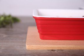 Chef's Classic Enameled Roasting and Lasagna Pan, 650ml, 7.6" (Blue) N4