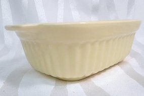 Vintage Pfaltzgraff Mini Casserole 16oz FTDA 1983 White with Green Floral #B11 N2
