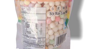 Tapioca Pearl Gluten Free for Gourmet Boba Bubble Tea 250g/8.8 oz (Multi-colored) N2
