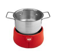 Kuhn Rikon Cook and Serve Colori 4-Quart Casserole, Red N5