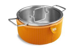 Kuhn Rikon Cook and Serve Colori 4-Quart Casserole, Red N6