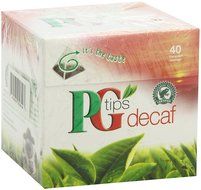 PG Tips Decaf 40 Ct Tea Bags - 2 Pack N8