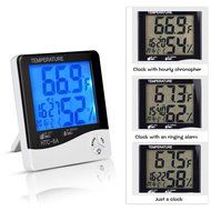 Intsun Multifunction HTC-8A LCD Wireless Digital Night Light Luminous Thermometer Hygrometer Humidity Meter Alarm...