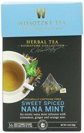 Wissotzky Tea Signature Collection Nana Mint with Ginger and Lemon Tea, 1.4 Ounce (16 Count) N26