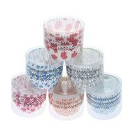 Crystallove 600pcs Random Colorful Paper Cupcake Liners Muffin Cups Baking Wrappers (Top Size2.5"x600pcs) N3
