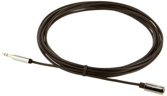 AmazonBasics 3.5mm Male to Female Stereo Audio Cable - 6 Feet (1.83 Meters) N14