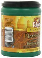 Folgers Flavors Hazelnut Decaffeinated Ground Coffee, 11.5-Ounce Tubs (Pack of 6) N6