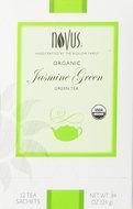 Novus Jasmine Green 100% Organic Tea, 12 Count Tea Bags N2