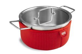 Kuhn Rikon Cook and Serve Colori 4-Quart Casserole, Red N8