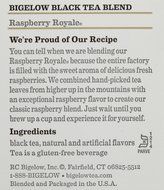 Bigelow Raspberry Royale Tea Bags - 20 ct - 3 Pack N2