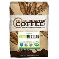 Mexican Half Caf Organic, Whole Bean, Fresh Roasted Coffee LLC (2 Lb.)