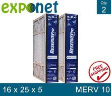 Ultravation #91-005 Replacement Filter for Model 90-006, 16x25x5 (Box of 2)