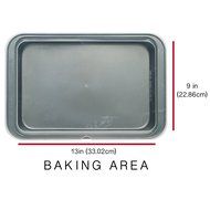 Ecolution Bakeins Cake Pan with Lid &ndash; PFOA, BPA, and PTFE Free Non-Stick Coating &ndash; Heavy Duty Carbon Steel &ndash; Dishwasher...