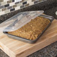 Ecolution Bakeins Cake Pan with Lid &ndash; PFOA, BPA, and PTFE Free Non-Stick Coating &ndash; Heavy Duty Carbon Steel &ndash; Dishwasher... N2