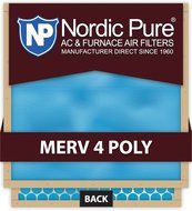 Nordic Pure 14x30x1M4Poly-6 Quantity 6 MERV 4 Poly TA Disposable Air Filter